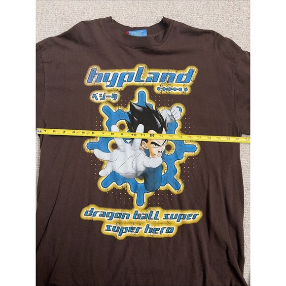 RARE HYPLAND x DRAGON BALL SUPER MOVIE VEGETA T-SHIRT MENS SZ LARGE goku piccolo - Picture 5 of 7